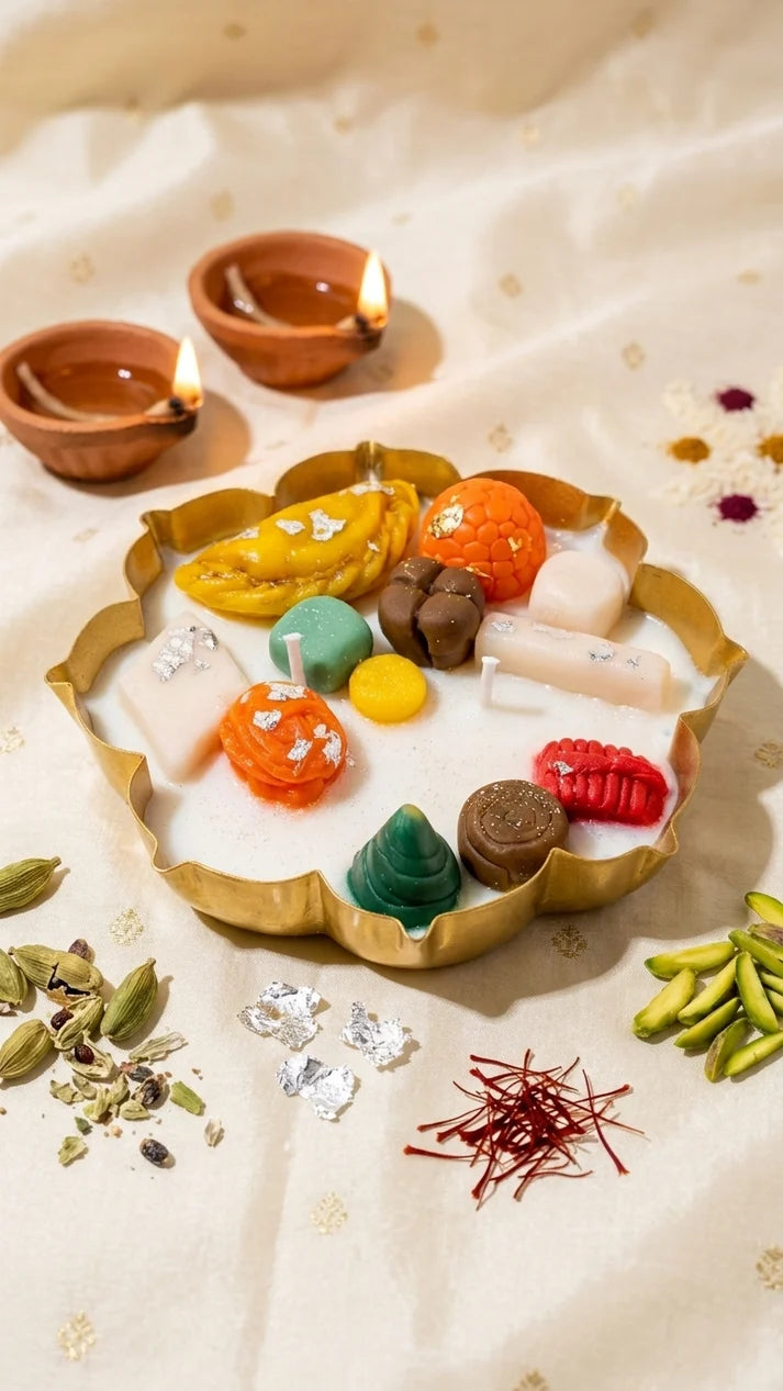 Mithai Urli Candle