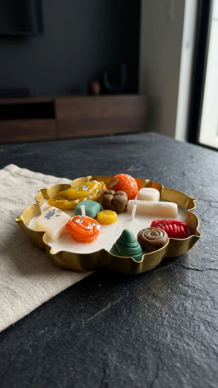 Mithai Urli Candle