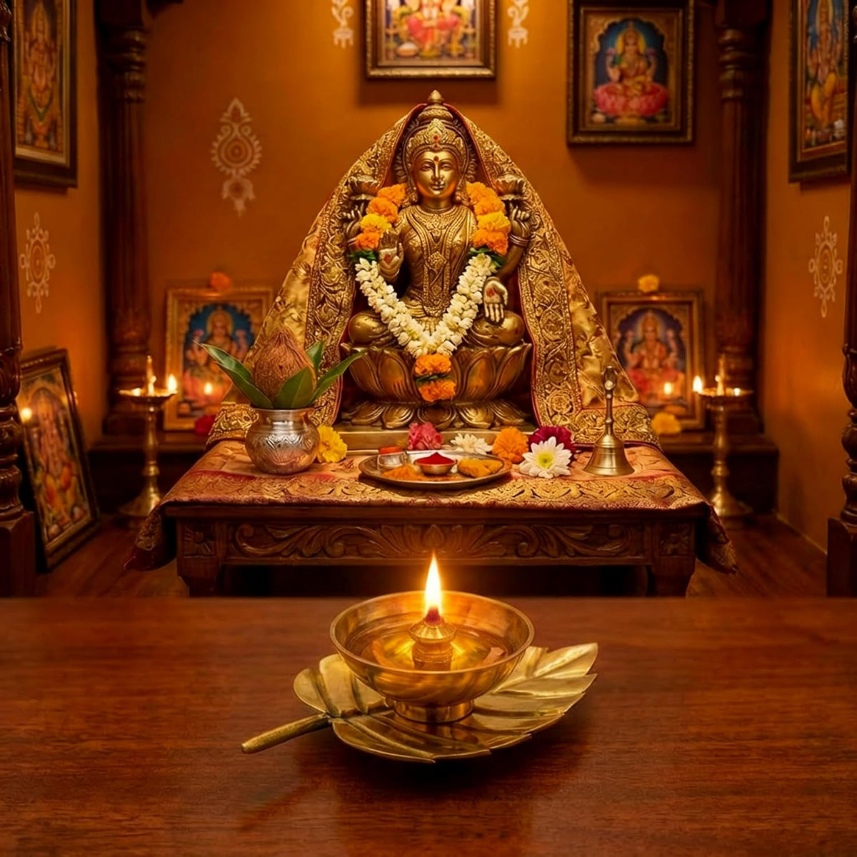 Leaf Diya