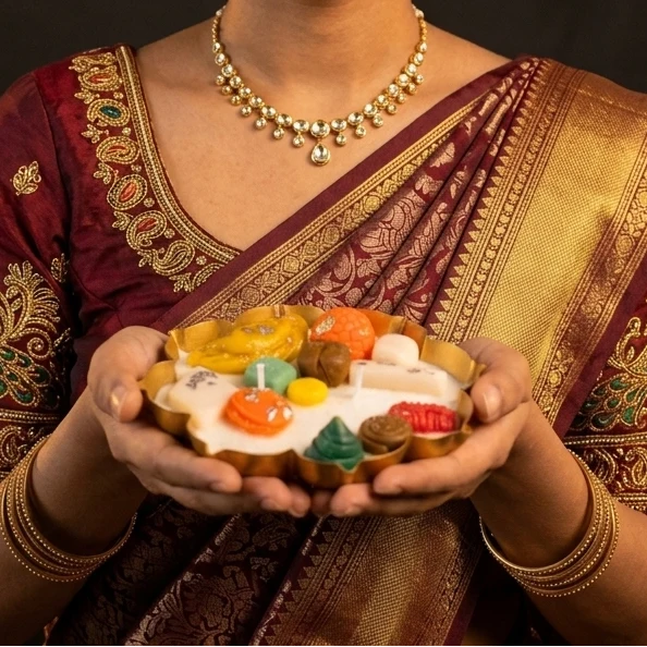 Mithai Urli Candle