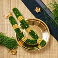 Durva Grass Garland Golden