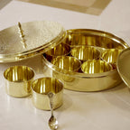 Brass Masala Dani / Spice Box