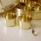 Brass Masala Dani / Spice Box