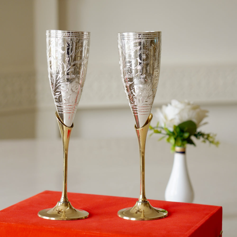 Brass Wine Glasses
