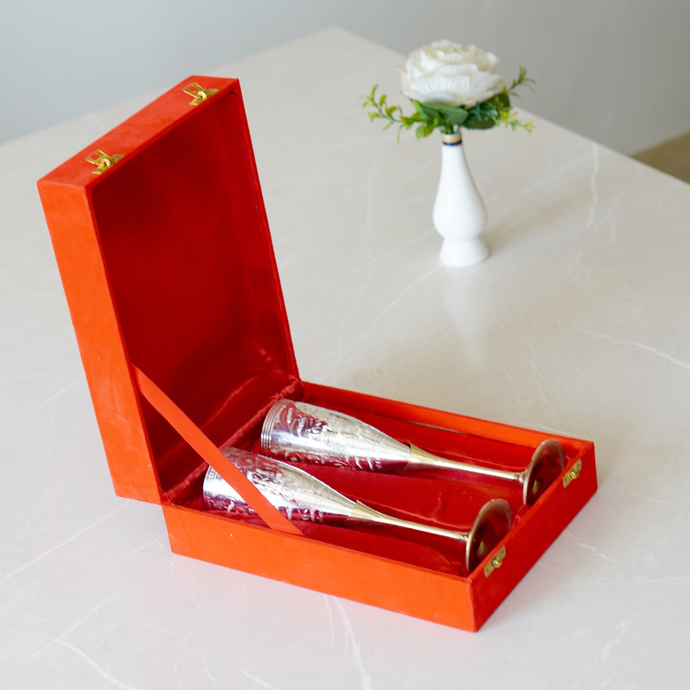 Brass Wine Glasses