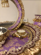 Shahzadi Purple Karwa Set