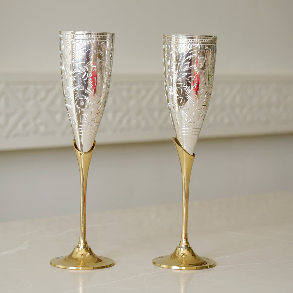 Brass Wine Glasses
