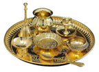 Brass Puja/Pooja Thali Set
