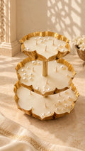 Three-Tier Pearl Urli Candle